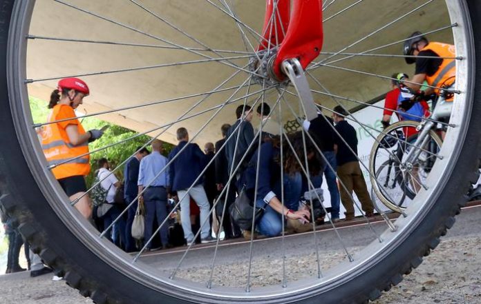 Iterchimica, Ama e Bici Roma aprono un nuovo tratto di pista ciclabile sul Lungotevere Oberdan
