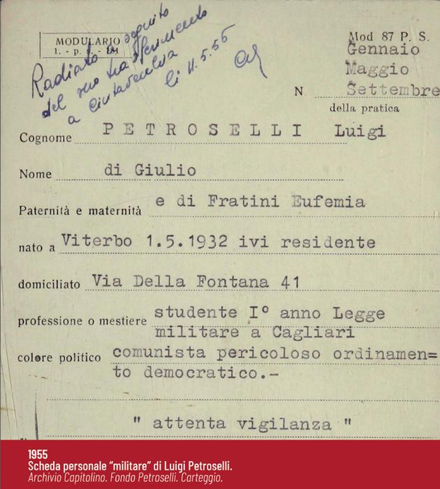 Roma:a 40 anni dall'elezione a sindaco, mostra su Petroselli