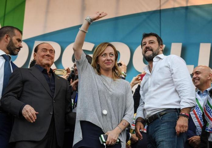 Anti-government rally in Rome