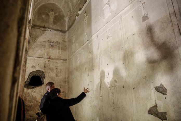 The underground Basilica of Porta Maggiore in Rome