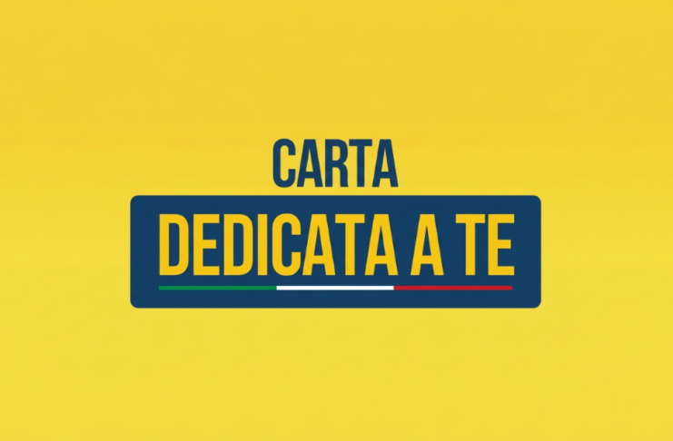 Carta dedicata a te 2026